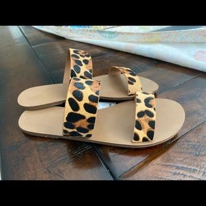J Crew Cheetah Sandals